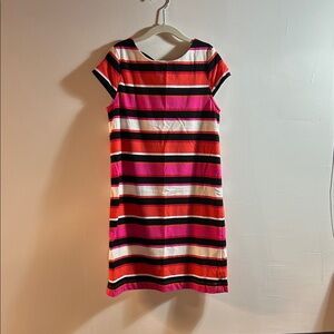 Kate Spade Striped Casual Dress‎ - Pink, Red, Black, White